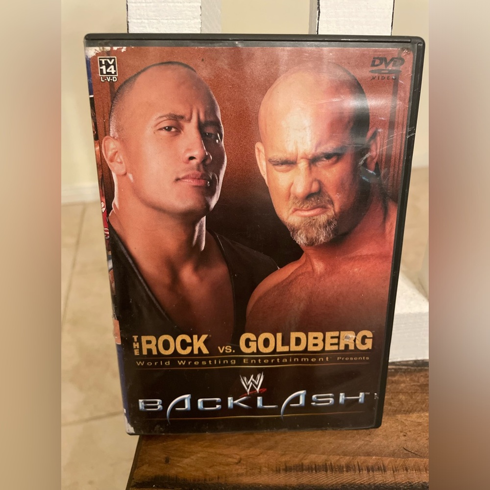 The Rock vs Goldberg WWE Backlash DVD 2003